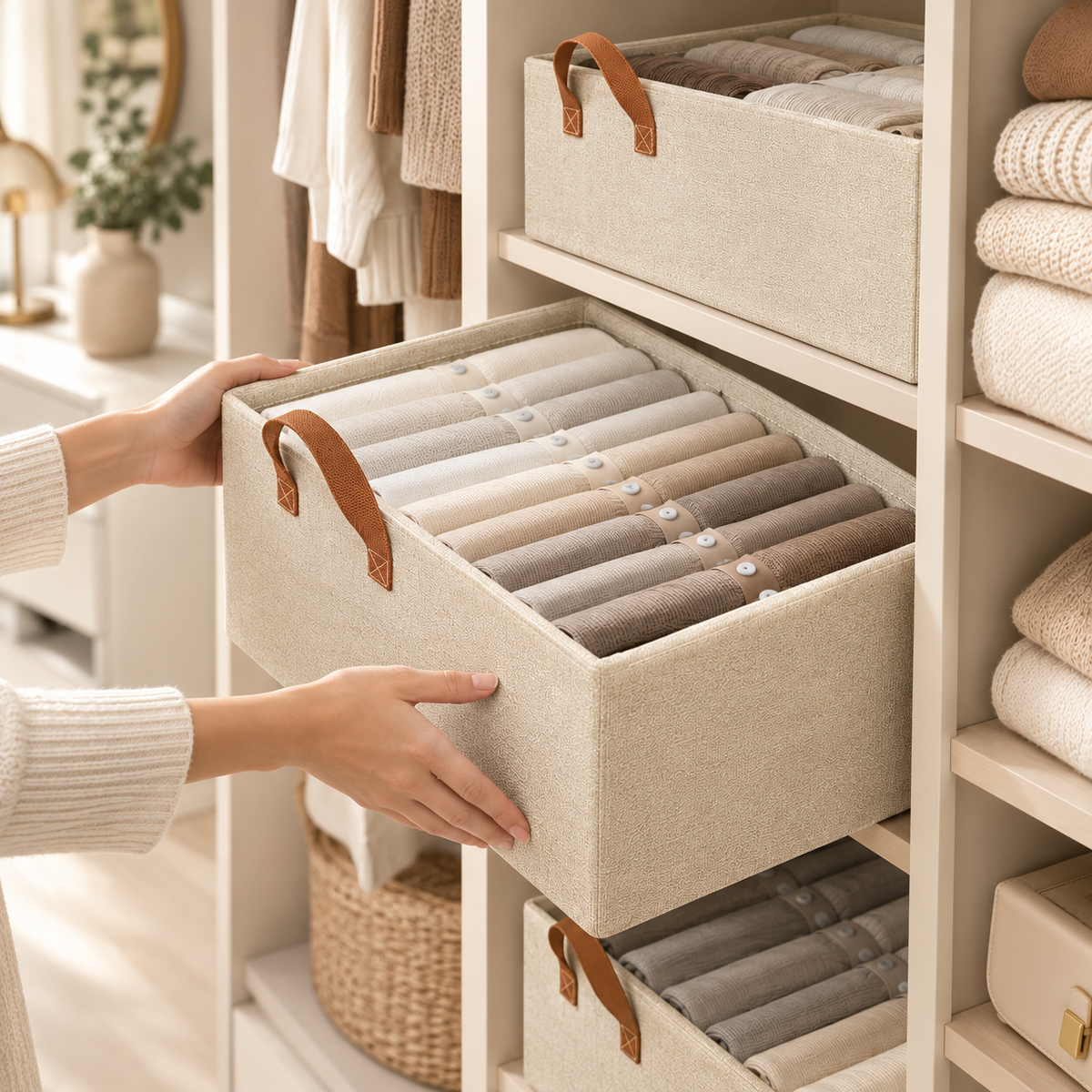 Foldable Fabric Storage Bin
