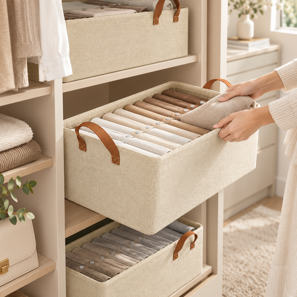 Foldable Fabric Storage Bin